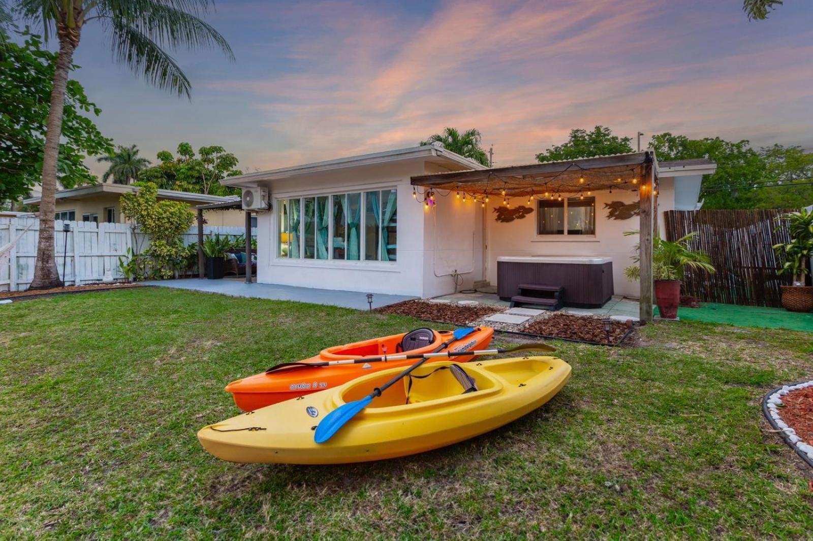 Riverwalk Villa I Private Dock & Hot Tub ฟอร์ต ลอเดอร์เดล ภายนอก รูปภาพ